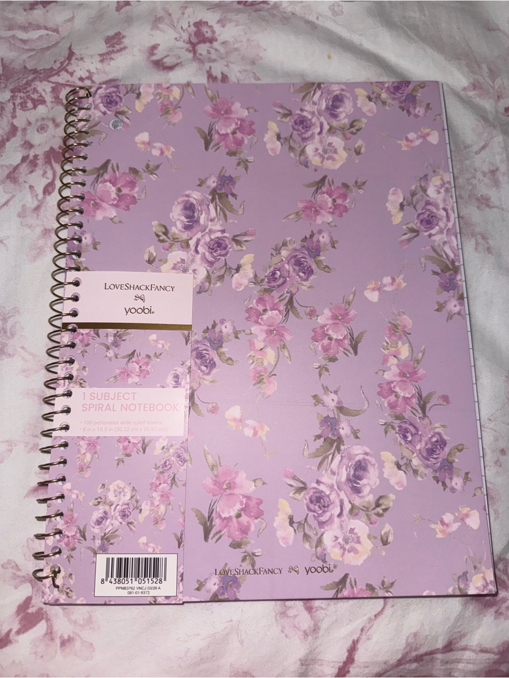 Loveshackfancy notebook